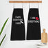 2Pcs Aprons Funny I Have Everything & I Am Everything Cooking Kitchen Aprons for Women Men Chef Valentine's Day Anniversary Wedding Gifts for Coup...