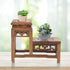 Angoily Vintage Display Stand Wood Stand for Crafts Figurine Display Base Tabletop Wood Base Vase Display Stand Flower Vase Base Buddha Statue Sta...