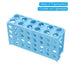 PATIKIL 80 Wells Tube Rack, 1 Set Vial Rack Four Panel Centrifuge Tube Holder for Microcentrifuge Tubes 0.5/1.5/2.0/10/15/50ml, Blue Pink...