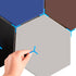 Tile leveling spacer special-shaped clip...