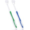 2 Pieces Autism Toothbrush Three Bristle Travel Toothbrush for Complete Teeth and Gum-Care, Great Angle Bristles Clean Each Tooth, Soft and Gentle...
