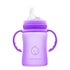 3-in-1 Glass Sippy Cups for Toddlers | Silicone Coated Glass Baby Bottles | Non-Toxic Transition Cup for Baby with Removeable Handles | Baby Straw...