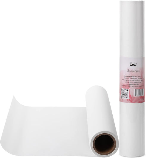 Mr. Pen- Tracing Paper Roll, 12" x 20 Yards, White, Trace Paper for Sewing Patterns...