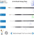 ZEM Brush Kolinsky Pure Sable Artist Brush Set Detail Sizes 10/0,0,2,4...