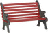 Department 56 Village Cross Product Accessories Wrought Iron Park Bench Figurine, 2.25 Inch, Red...