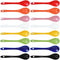 2 sets of each 8 Color Porcelain Egg Spoons Ceramic Spoons 5 inch Coffee Dessert Yogurt Tea Milky Tea...