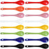 2 sets of each 8 Color Porcelain Egg Spoons Ceramic Spoons 5 inch Coffee Dessert Yogurt Tea Milky Tea...