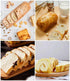 7.8inch Nonstick Loaf Pan, Classic Bakeware Bread Pan, 1.5 lb Dough Capacity Bakeware for Baking Bread, Champagne...