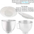 Upgrade Mixers Bowl Covers for Kitchen aid accessories attachments, Fits Stainless Steel Bowl Lift Stand Mixers 5-6 Quart Models KV25G KP26M1X (2 ...