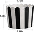 50 Pack Muffin Liners Baking Paper Cups Black and White Stripes Cupcake Liners Elegent Muffins Baking Cups Cupcake Wrappers for Birthday Parties, ...