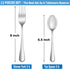12 Pcs Forks and Spoons Silverware Set,Food Grade Stainless Steel Flatware Cutlery Set for Home,Kitchen and Restaurant,Mirror Polished,Dishwasher ...