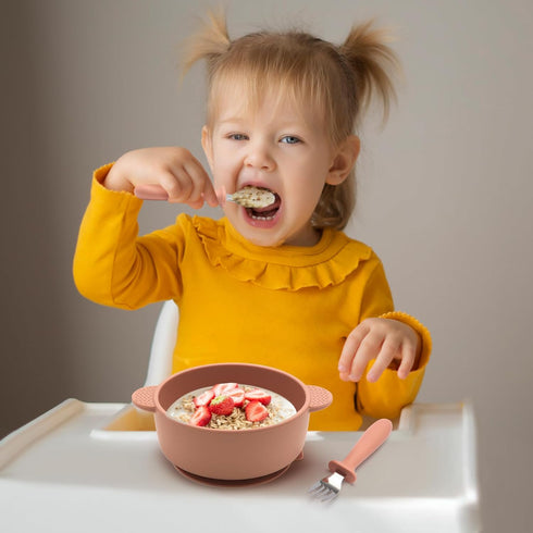 3 Pack Baby Bowls, Suction Bowls for Baby and Toddlers, BPA Free Food Grade Silicone Bowl Feeding Supplies, Dishwasher and Microwave Safe, Multico...