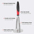 Joyoldelf Heavy Duty Potato Masher, Stainless Steel Integrated Masher Kitchen Tool & Food Masher/Potato Smasher with Non-slip Handle, Perfect for ...