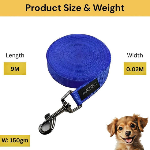 Dog Training Leash 50ft, 30ft, 20ft, and 15ft Long Leads, for Dog Training | Extra Long Line Dog Leash with Handle Great for Puppies & Dogs Traini...