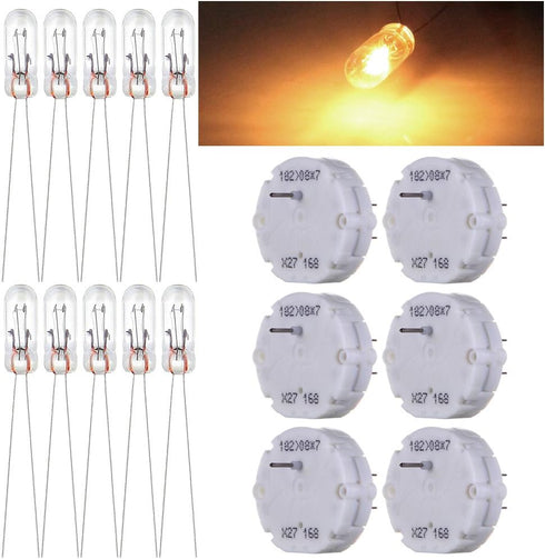 ECCPP Stepper Motor Repair Kit - X27 168 for All 03-06 Chevy Silverados, Tahoes, Yukons, Suburbans (6 motor kit + 10pcs Bulbs)...