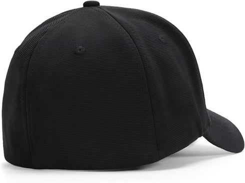 5 Panels Stretch Full Closed Baseball Caps Mens High Crown Mesh Breathable Fitted Cap Wide Brim Trucker Hats Q2425...