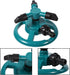 ViaGasaFamido Garden Sprinkler Automatic 360° Circle Rotating Watering Sprinkler Irrigation System Lawn Sprinkler with 3 Nozzle Pipe Hose for Yard...