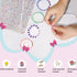 Alphabet Beads A-Z 1400Pcs Letter Beads, Acrylic 4x7mm Round Letter Beads Kits,Black Digit and Colorful Smile Beads for Bracelets Necklaces DIY Je...