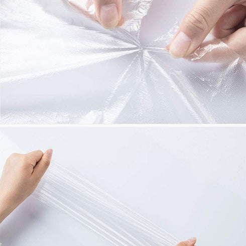 Food Storage Bags, 12 x 16 Plastic Produce Bag on a Roll, Fruits, Vegetable, Bread, Food Storage Clear Bags, Bread and Grocery Clear Bags, 350 Bag...