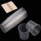 100 Pack 1oz/30ml Plastic Graduated Cups Transparent Scale Cups with 50 Pack Wooden Stirring Sticks for Mixing Paint, Stain, Epoxy, Resin...