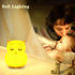 WHA&DARREN Owl Night Lights Kids, Silicone Light Bedside Lamp, Baby Nursery Light, Sleep Night-Light, Squishy Night Light for Kids Room, Animal Ni...