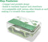 Holy Rose Dental Floss Picks Portable Case 3 Box,50 Count/Box with Twin-Line Flosser 150 Count,Mint Flavor,Dual Action Clean Oral System,is Perfec...