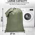 Laundry Bag Backpack, 27” x 34”Sturdy Laundry Bag with Shoulder Straps Drawstring Closure Heavy Duty Foldable Laundry Backpack for College, Travel...