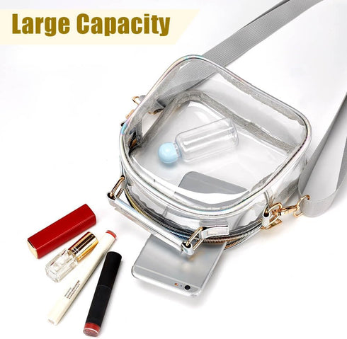 COROMAY Clear Purse for Women, Clear Bag Stadium Approved, Transparent Crossbody Bag...