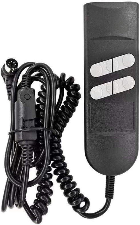 Fromann Recliners Remote Hand Control Handset 180 Degree 5 Pin 4/6 Button with 90 Degree Extension Cord for Power Sofa and Lift Chairs...