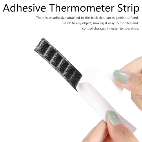 Aquarium Thermometer,Betta Fish Tank Thermometer Sticker Adhesive Thermometer Strip 3 Pieces...