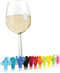 Vacu Vin Glass Markers Party People Set – 12 Unique, Colorful Drink Identifiers – Suction-Based Wine Glass Charms for Parties and Events – Fun & R...