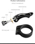 Alloy Bicycle Seat Clamp Quick Release Seat Clamp 28.6mm Bicycle Saddle Clamp for MTB and Road Bike (28.6mm)...