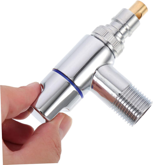 DOITOOL 2pcs Washing Machine Faucet Manual Washing Machine Washing Machine Mini Toilet Accessories Water Spigot Bathroom Accessory Angle Stop Valv...