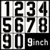 DXCYZ 9 Inch Large Number Stencils Kit 0-9 Address Number Stencil, 10PCS Reusable Plastic Painting Number Templates for Mailbox Signs, Door, Cars,...