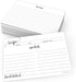 321Done Recipe Cards, Made in USA - From the Kitchen Of, 4x6 Black and White Modern Minimalist, Large Double-Sided for Weddings, Bridal Shower - S...