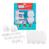 Toddleroo by North States Childproofing Starter Set 2 Door Knob Covers, 34 Plug Protectors, 10 Drawer & Cabinet Latches. Baby-Proof with Confidenc...