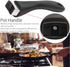 Pot Handle, Scald-Proof Long Handle Pans Replacement Grip Handle Removable Handle Cookware Pot Lid Handle with Screw Kitchen Cookware Accessories...