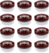 100 Pcs Football Beads 12mm Sports Pony Beads...