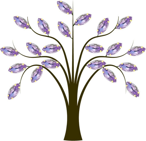 50Pcs Sew on Rhinestones 9x18 mm Flatback Glass Rhinestones Horse Eye Rhinestones with Gold Claw for DIY Crafts Clothes Bag Shoes,Light Purple...