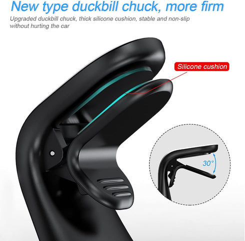 Magnetic Phone Mount for Car, 360°Adjustable Universal Cell Phone Holder for Car Air Vent Mount Fits 3-7 inch Mobile Phone and More Devices (Black...