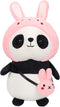 Cute Panda Plush Stuffed Animal Panda with Rabbit Outfit?Gifts for Kids?15.7 inches?...