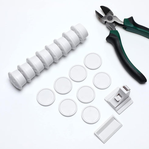 Youyole 8 Pcs Universal Replacement Keys for Baby Proofing Magnetic Cabinet Locks Child Proof Extra Magnet Keys Child Safety Latch for Cabinets Dr...