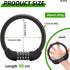 ROCKBROS Small Bike Lock, 5 Digit Bike Combination Lock, Anti-Theft Bike Cable Lock...
