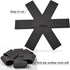 Pot & Pan Protectors, 3-Piece Silicone Cookware Protector Pad, Stacking Pan Protector. It Has a Unique Opening and Fixing Design That Can be Used ...