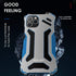 Kowauri Metal Case for iPhone 12 Pro Max,Gundam Aluminum Metal Shock Proof Frame Bumper Double Color Oxidation Aluminum Metal Case Cover for iPhon...