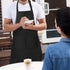 Xornis 2 Pack Adjustable Bib Aprons with 2 Pockets Apron for Women Men Kitchen Cooking Chef, Black...