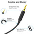 Cloud Alpha Cable with Mute & Volume Controls Compatible with Hyperx Cloud Mix and Cloud Alpha Gaming Headset, for Logitech G933 G633 G935 G635 Ga...