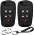 2pcs Compatible with Chevy Chevrolet Equinox Cruze Impala Camaro Malibu Limited GMC Terrain Buick Encore Lacrosse Regal Key Fob Cover Case Key Cha...
