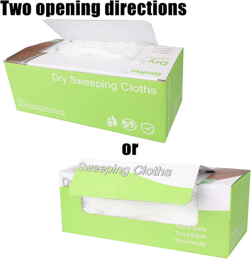 30 Count Heavy Duty Dry Sweeping Cloths,Disposable Dry Mop Refills,Multi Surface Dust Mop Pad Floor Cloth Refills Electrostatic Cloths for Sweepin...