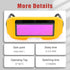 Welding Glasses Auto Darkening Welding Goggles with Adjustable Shade, Safety Eyes Protective Welder Glasses with 2 Sensors for TIG MIG MMA Plasma...